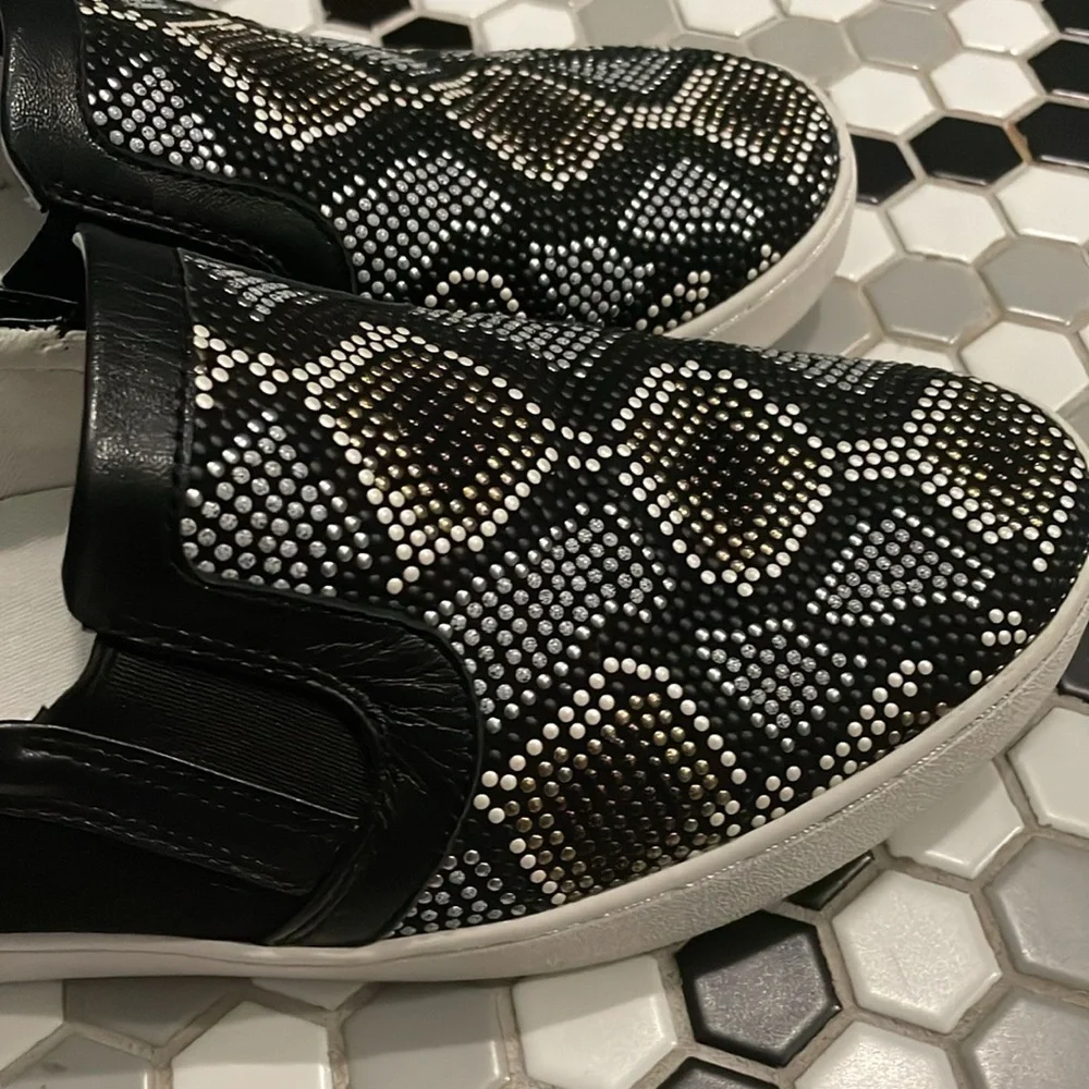 Michael Michael Kors Women's Leo Slip On Sneaker Beaded 8.5